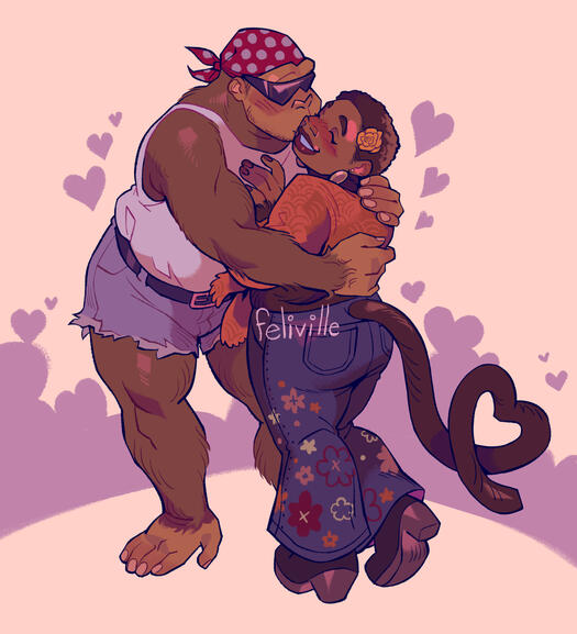 art by feliville on tumblr! 🦩